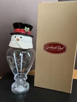 Grasslands Road Deck The Halls "snowman Treat Jar" - 12" New. Fixed Price $43.00.