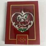 Lenox 2024 Our 1ST Christmas Micky & Minnie Metal Ornament. Fixed Price $29.77.