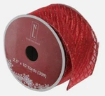 Northlight Wired Christmas Craft Ribbon 2.5" X 10 Yards. Fixed Price $10.99.