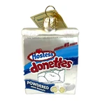 Old World Christmas Donettes Glass Blown Ornament Hostess New W/ Gift Box. Fixed Price $13.99.