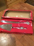 Wallace Silversmith Vintage 2 Piece Set Christmas Santa & Snowman 1999.. Fixed Price $13.60.