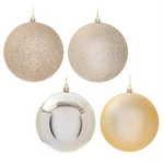 Vickerman 4.75" 4-FINISH Ball Ornament Assortment Champagne Gold (set Of 4). Fixed Price $34.42.