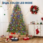 4.5/6/7/9FT Artificial Christmas Tree With Led Lights Xmas Decorations. Fixed Price $78.99.