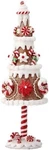 Regency Faux Candy Cookie Christmas Tree Claydough 10.5" Decor. Fixed Price $39.95.