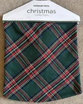 48" Holiday Christmas Tree Skirt Green Plaid Lined Wool Blnd Nwt Kirklands Home. Fixed Price $49.99.