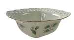 Royal Ltd. 'holly Holiday' Christmas Goldtrim Japan Pierced Bowl Porcelain 7. Fixed Price $13.96.