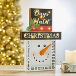 Glitzhome Snowman Countdown To Christmas Wooden Led Lighted Advent Calendar. Fixed Price $29.99.