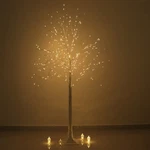 6 Ft White Lighted Birch Tree 350 Led Fairy Lights With Remote Timer Party. Fixed Price $55.91.