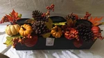 Northlight 27" Pumpkin, Berry Pine Cone Fall Harvest Triple Pillar Candle Holder. Fixed Price $22.49.