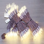 Lucky Shine 150 Led Warm White Christmas Lights With Ft Brown Wire, Ul Lis.... Fixed Price $39.88.