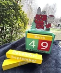 Peanuts Snoopy Charlie Brown Countdown To Christmas Advent Calendar Wood Blocks. Fixed Price $35.00.