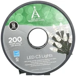 Noma/inmliten-import 47700-88A 200 Count, Warm White, C3, Led Light Set, Green. Fixed Price $47.70.