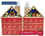 Kurt Adler 11.81-INCH Battery-operated Wooden Led Nativity Advent Calendar. Fixed Price $60.26.
