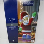 Celebrations Led Infinity 22 Santa Claus Multi Color Indoor Christmas Light. Fixed Price $56.75.
