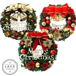 Christmas Wreath Garland For Front Door Porch Wall Window Home Outside Ornament. Fixed Price $12.50.