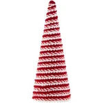 Northlight 10.5" Red White Candy Cane Swirled Christmas Cone Tree. Fixed Price $17.49.
