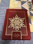 Lenox 2024 Annual Fantasies Snowflake Ornament New In Box. Fixed Price $19.95.
