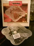 Celebrations Crystal Clear 7" Trumpeting Angel Plate #312332. Fixed Price $19.99.