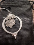 Inspired Silver,bling Heart Shape Charm Ornament,christmas,germany. Fixed Price $14.99.