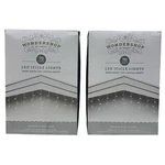 Wondershop 70CT Warm White Led Christmas Icicle Lights 9' 6" New 2 Boxes. Fixed Price $14.24.
