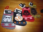 New ! Disney Star War Christmas Mini Stockings Holiday Decoration. Fixed Price $7.95.