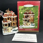 Hallmark Keepsake Christmas Ornament 2001 Up The Housetop Light Motion Sound. Fixed Price $23.99.