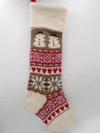 Pottery Barn Kids Snowman Classic Fair Isle Christmas Stocking 25" Multi #9070. Fixed Price $58.69.