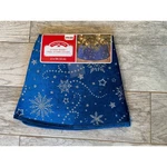 Holiday Time Blue Velvet Snowflake Star Tree Stand Cover 22" New Christmas Skirt. Fixed Price $27.01.