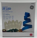 Ge 25 Ct Staybright 12 Ft C9 Led Christmas Light String Set - Warm White. Fixed Price $14.94.