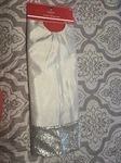 New 48 Ashland Silver Christmas Tree Skirt With Sequins. Fixed Price $22.99.