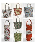 Christmas Reusable Fabric Gift Bags And/or Tote (7 Patterns Available). Fixed Price $27.00.