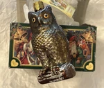 Old World Christmas Owc "vintage Woodland" Owl Ornament Mint W/ Tags & Box. Fixed Price $15.00.