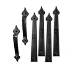 CRE8TIVE Hardware Magnetic Garage Door Set Classic Spade 6PC No Drill. Fixed Price $22.45.