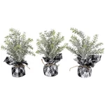 Northlight Mini Frosted Pine Artificial Christmas Trees - 10" Set Of 3. Fixed Price $55.43.