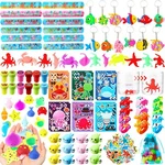 Capoda 168 Pcs Under Sea Party Favors Ocean Themed Gifts Bulk Animal .... Fixed Price $31.98.