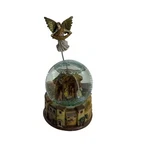Lifeway Faith Home Bethlehem Nativity Stable Snow Globe Christmas Angel 5.25". Fixed Price $17.59.