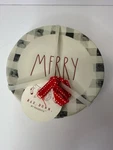 New Rae Dunn Merry & Jingle Appetizer Dessert Plates. Fixed Price $15.00.