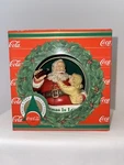 Vintage 1986 Coca Cola H2803 Christmas Love Santa Claus Ornament Nos. Fixed Price $12.75.