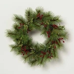 New Hearth & Hand Magnolia Wreath Red Berry Pine Needle. Fixed Price $69.99.