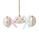 Lenox 897117 2025 Baby's 1ST Christmas Rattle Ornament. Fixed Price $37.82.