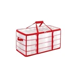 Songmics Large Christmas Ornament Storage 26 X 13.4 Inches, Cherry Red. Fixed Price $49.00.