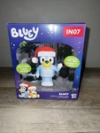 Christmas Airblown Holiday Lights Inflatable Santa Hat Bluey, 3.5 Ft Tall. Fixed Price $34.99.