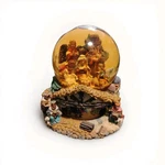 Large Grandeur Noel Revolving Water Snow Globe Musical Nativity Bethlehem. Fixed Price $24.99.