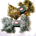 Vtg Kmart Trim Home Christmas Tinsel Garland 21 Ft/each Silver Gold Set Of. Fixed Price $10.99.