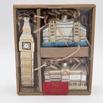 M&s Marks Spencer Christmas Ornaments Big Ben Buckingham Palace London Bridge. Fixed Price $21.00.