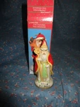 Older Artmark Christmas Ornament Santa Poland Sits Hangs 4 3/8 Inch High. Fixed Price $12.99.