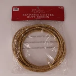 15 Ft Christmas Bendable Glitter Rope Ribbon Garland Gold Holiday Decor. Fixed Price $9.09.