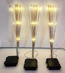 Kringle Express Set Of 3 Illuminated Posable Starburst Picks W/ Led Lights Gold. Fixed Price $26.25.