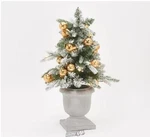 Martha Stewart 24" Flocked Globe Light Tabletop Urn Christmas Holiday Tree. Fixed Price $139.99.