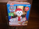 Gemmy 4.5' Airblown Paw Patrol Marshall Lighted Christmas Inflatable Yard Decor. Fixed Price $150.00.